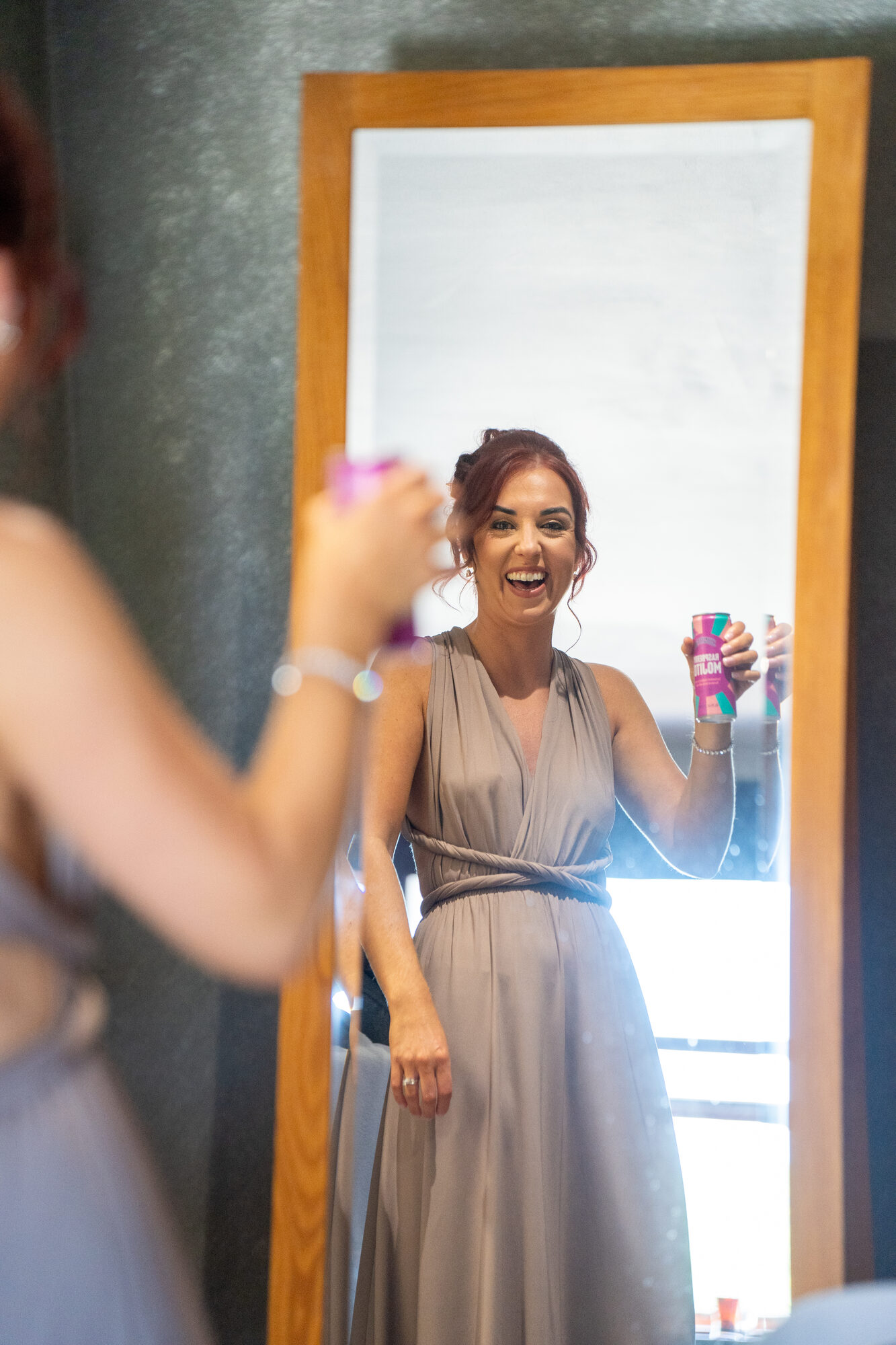 Bride reaction during ceremony