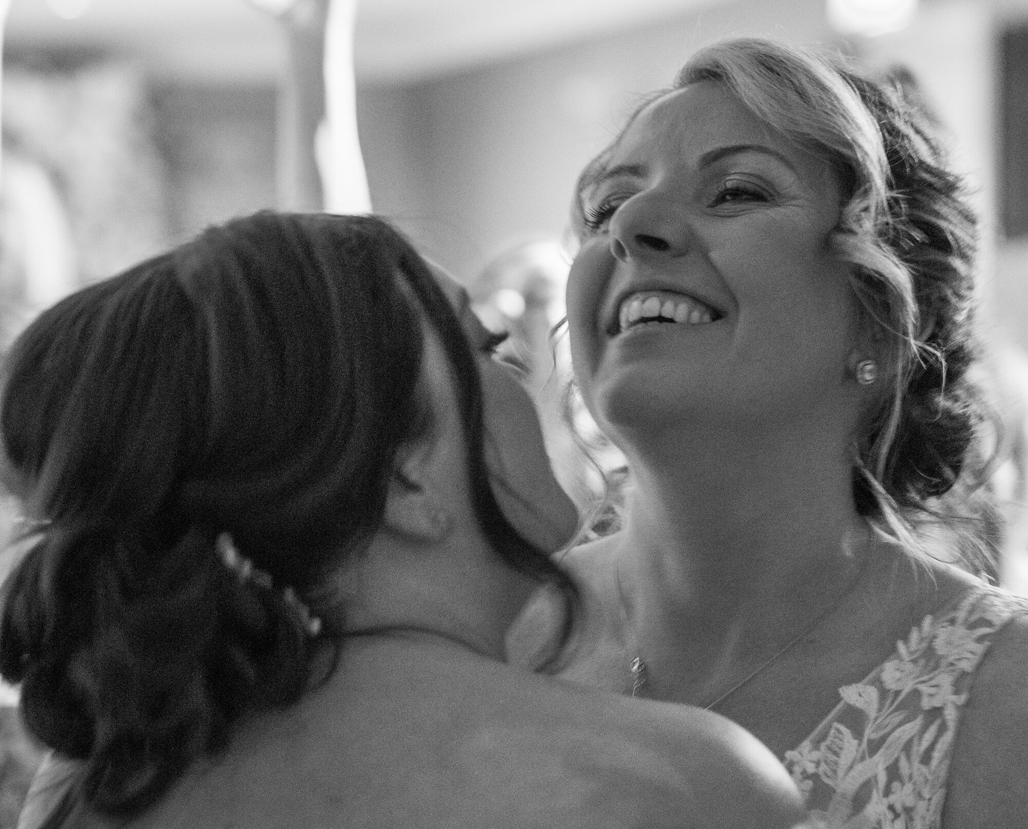 First dance black and white